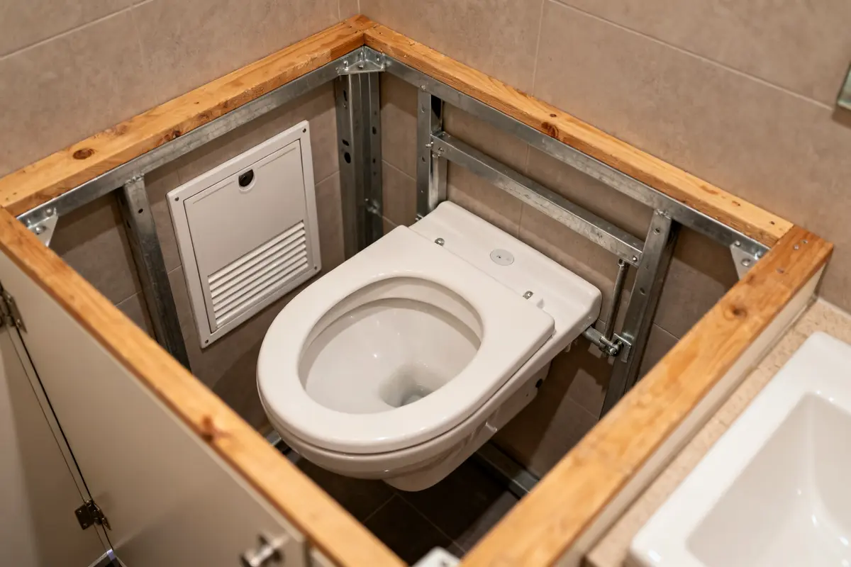 Fabriquer un coffrage pour WC suspendu : guide facile et rapide