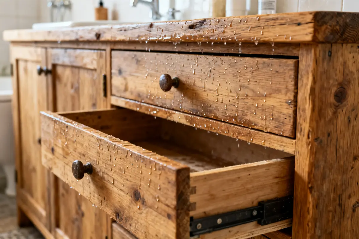 Faire un meuble de salle de bain avec un buffet : Idées et astuces