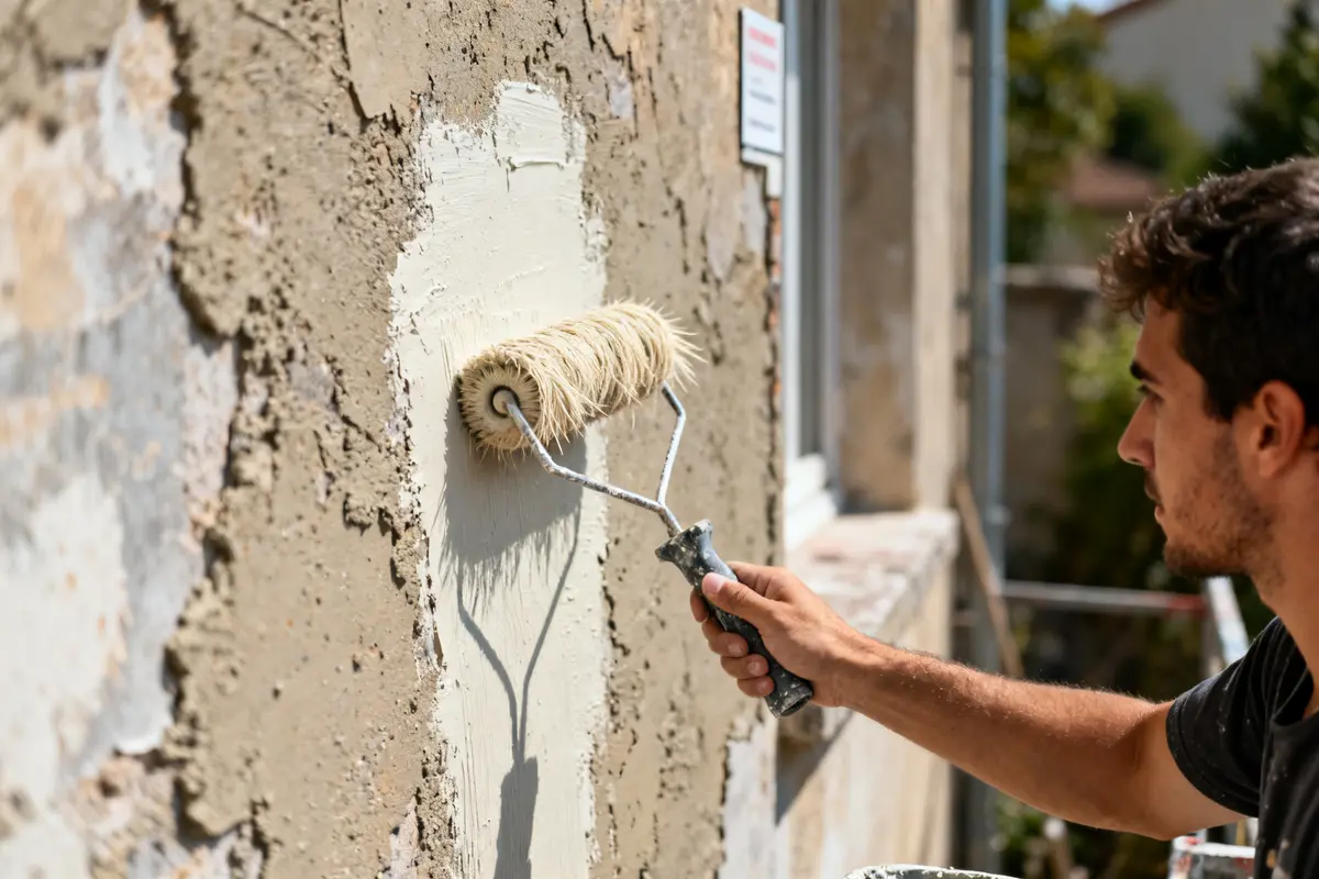 Peindre un crépi extérieur : guide simple pour réussir facilement