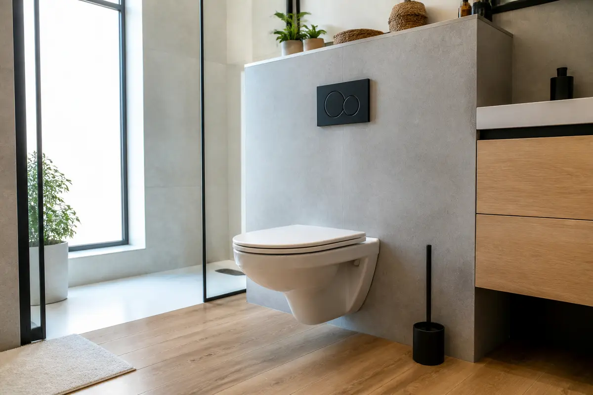 Quelle est la hauteur idéale pour un WC suspendu ?